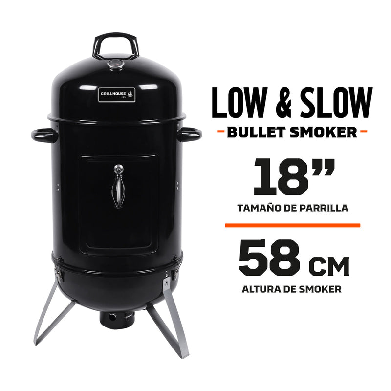 Low and Slow Bullet Smoker