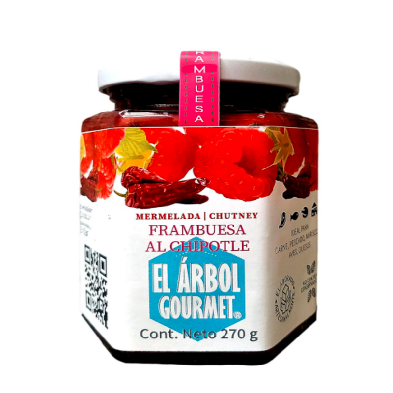 Mermelada Frambuesa Al Chipotle El Árbol Gourmet 270 g