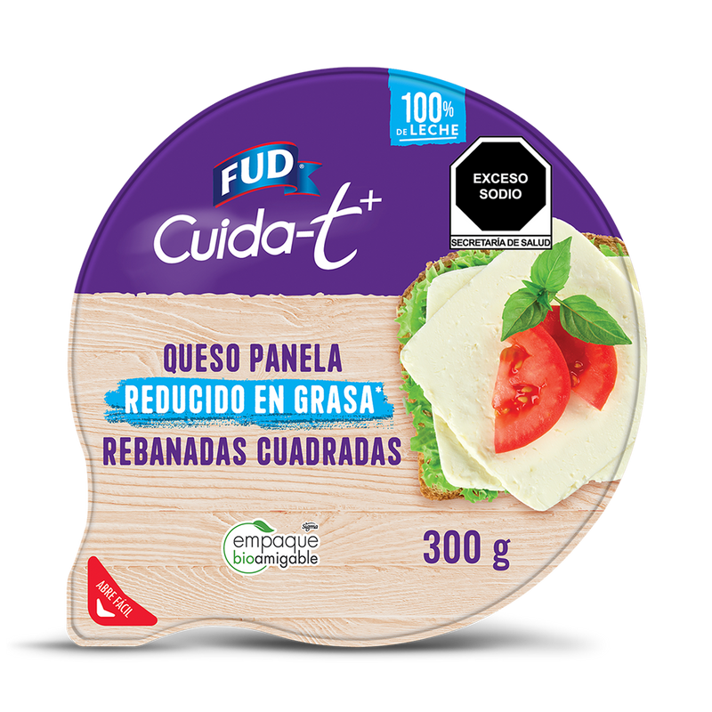 Queso Panela Rebanadas FUD Cuidat+ 300 g