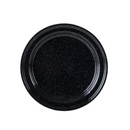 Plato Negro Jaspeado Peltre 26 cm CINSA