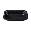 Bandeja Rectangular Peltre Negro 26 cm
