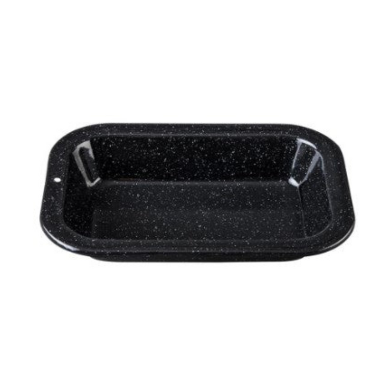 Bandeja Rectangular Peltre Negro 26 cm