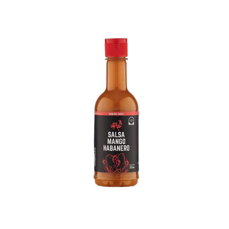 Salsas Alitas Mango Habanero Rubs del Norte 355 ml