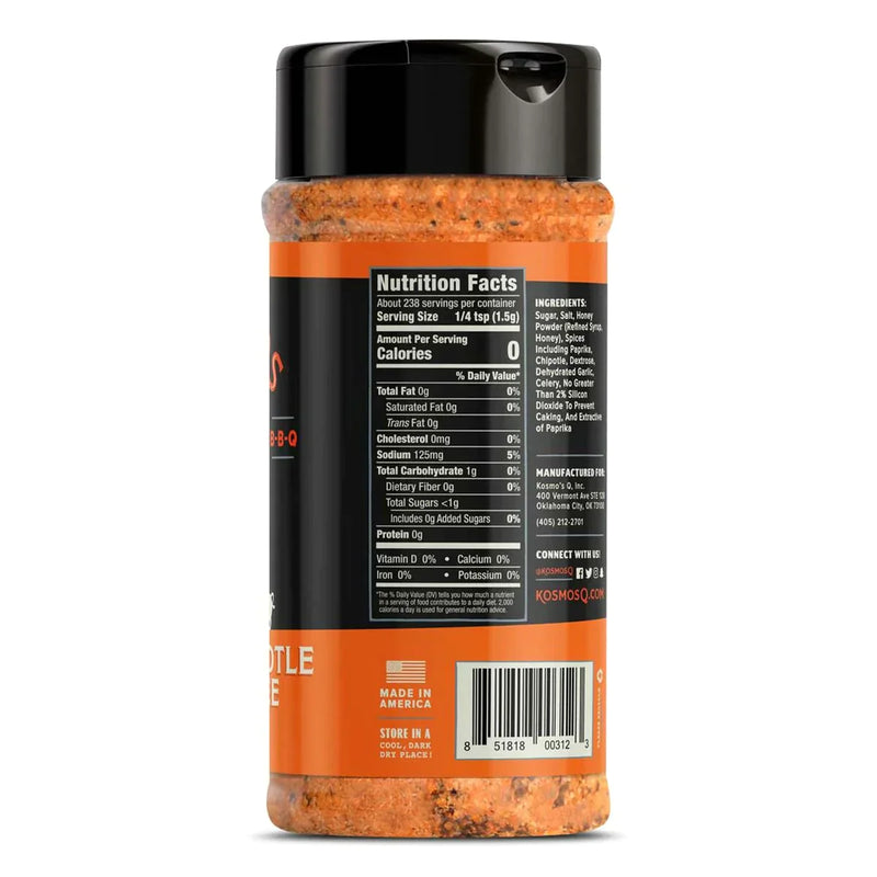 Honey Chipotle Killer Bee Rub Kosmos Q 357 g